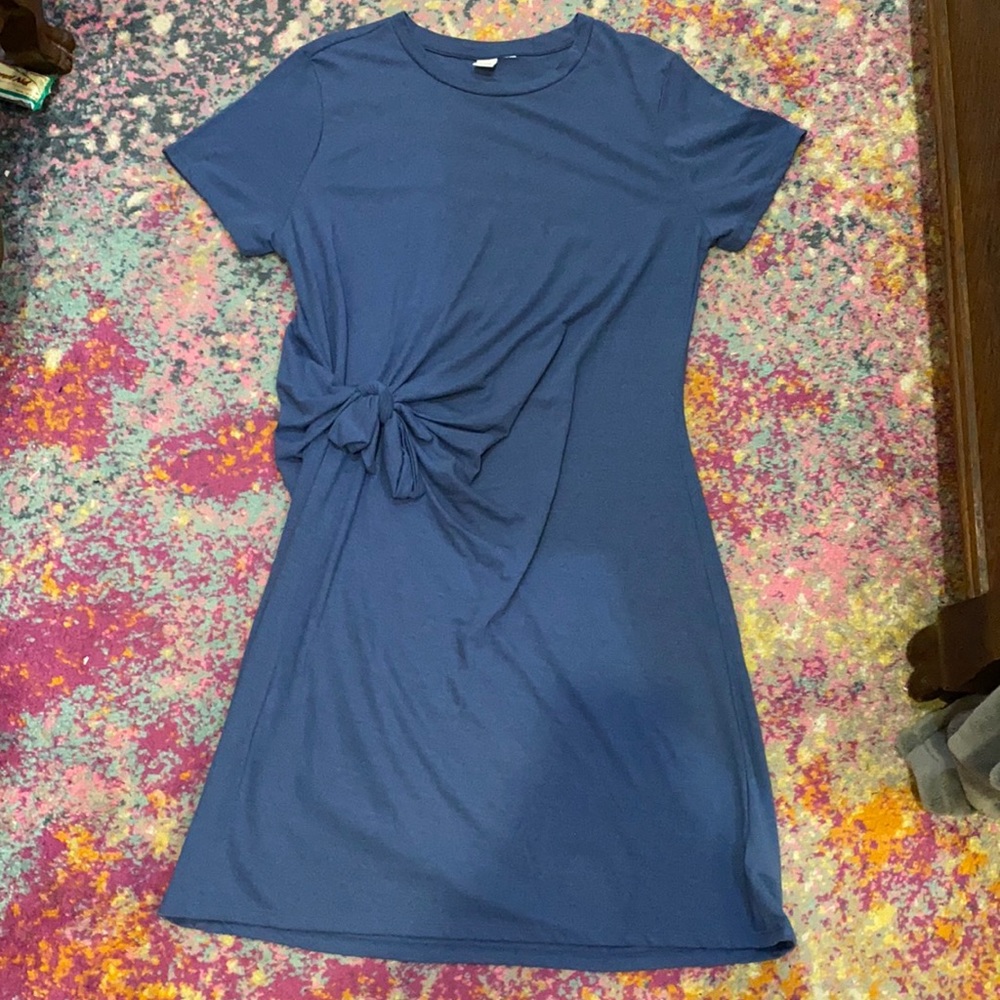 Blue Gap wrap dress